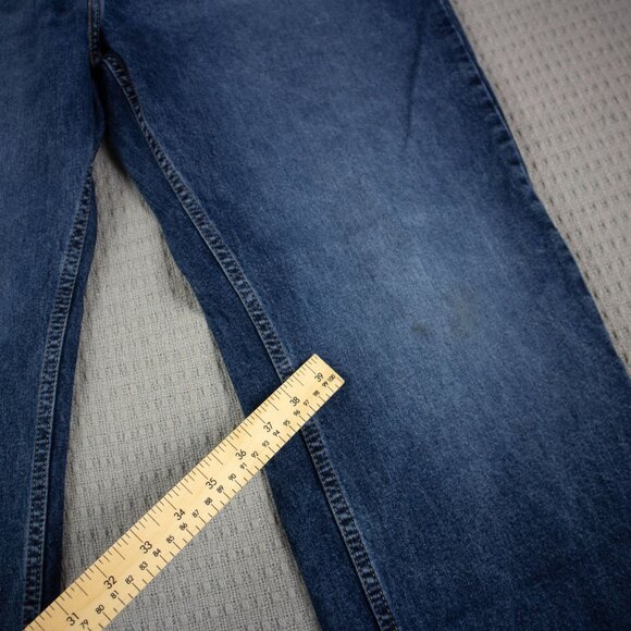 Levi's Relaxed Fit Blue Denim Jeans 38x30 - Picture 4 of 8